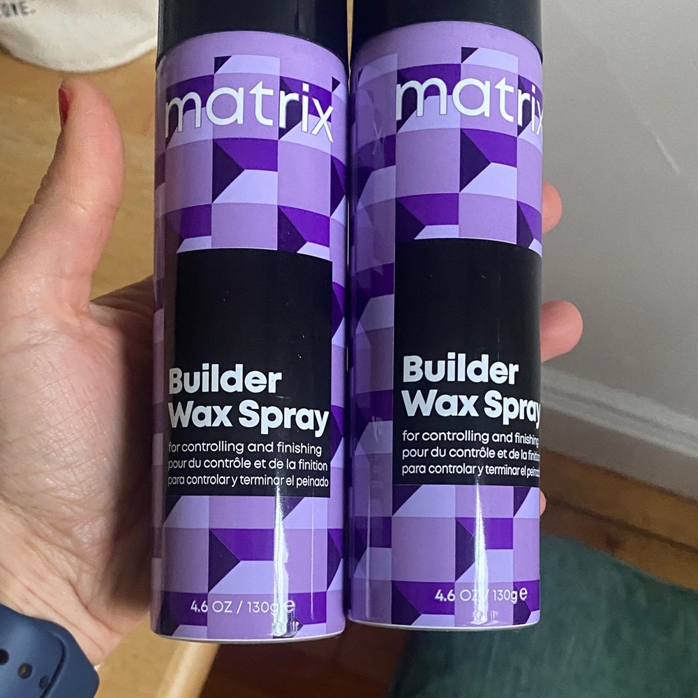 Matrix Builder Wax Spray 2 full bottles